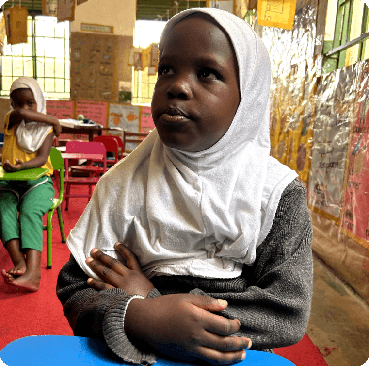 A schoolgirl supported by Muntada Aid in Uganda
